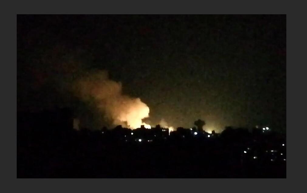 israel syria airstrike missile