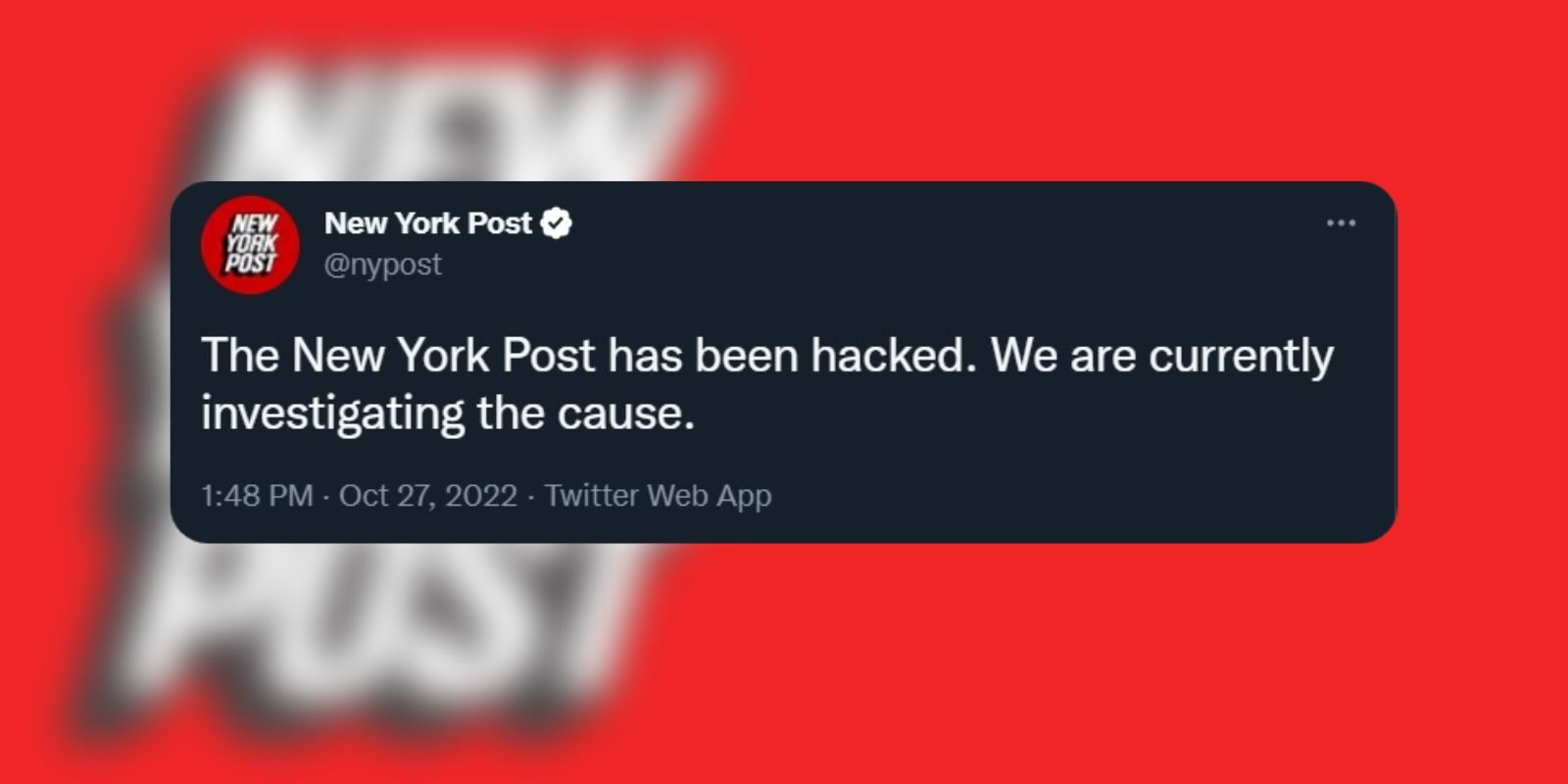 Click to enlarge new york post tweet