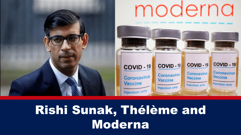 rishi sunak moderna