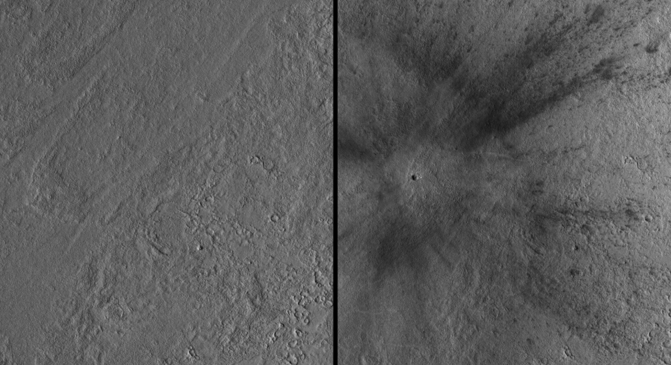 mars impact crater december 2021
