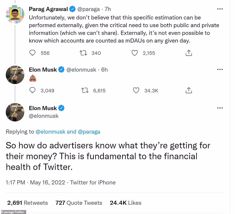 Click to enlarge Musk to advertisers