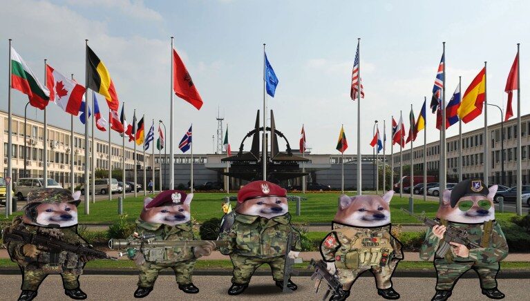 NAFO trolls meme