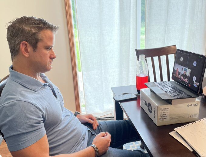 Click to enlarge Rep. Adam Kinzinger Mamuka Mamulashvili NAFO
