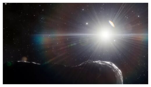 Asteroid behind Sun