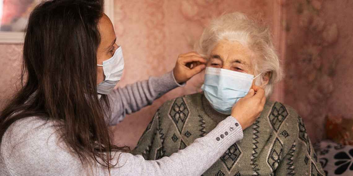 Click to enlarge elderly senior mask