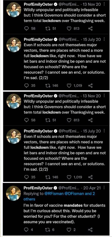 Click to enlarge 3 tweets