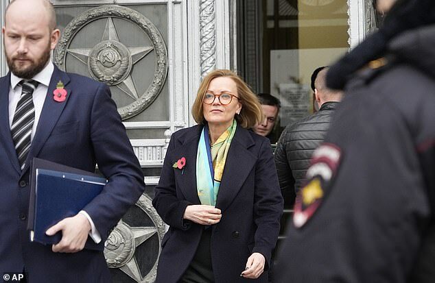 British ambassador Russia Deborah Bronnert