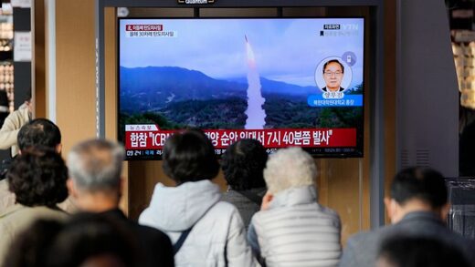 Click to enlarge North Korea's missile launch