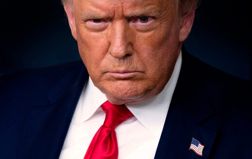 donald trump glare