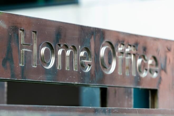 Click to enlarge home office sign hq england