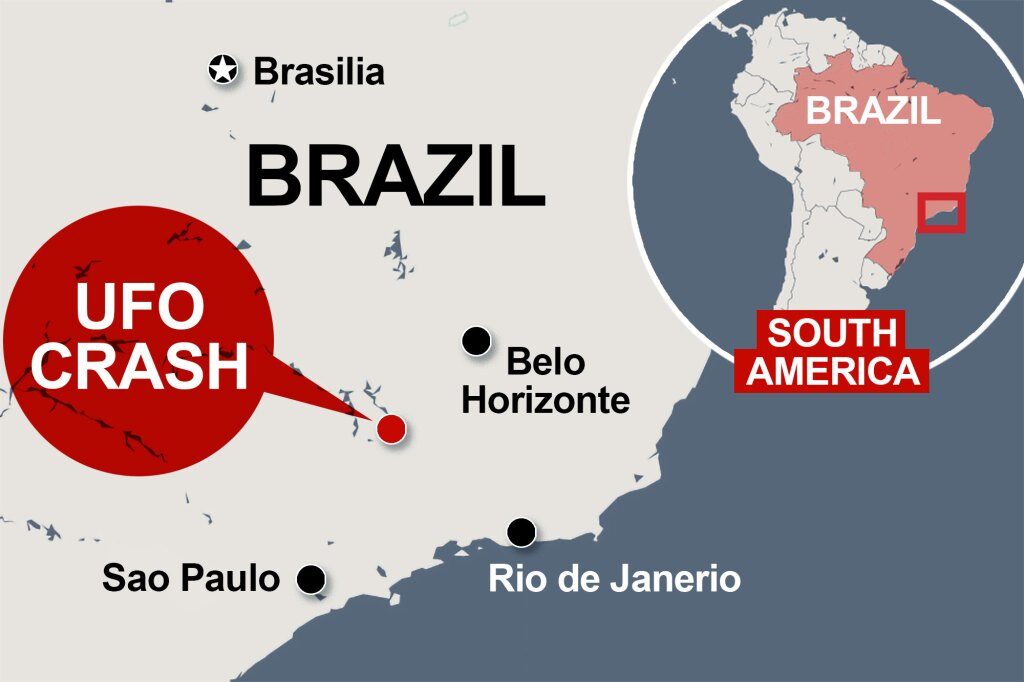 Click to enlarge ufo crash site brazil 1996