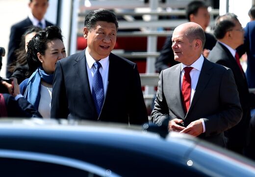 Click to enlarge Scholz Xi Jinping