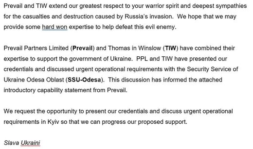 prevail partners mi6 british terror groups ukraine