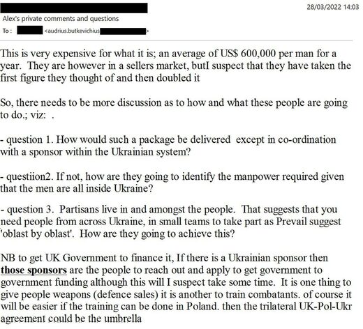 prevail partners british intelligence terror groups ukraine army