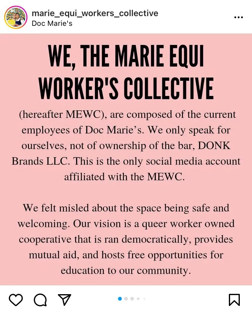 workers collective manifesto mina's cafe
