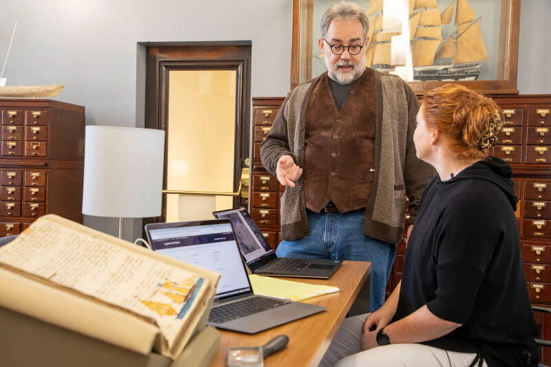 woods hole whaling ship logbook project climate change
