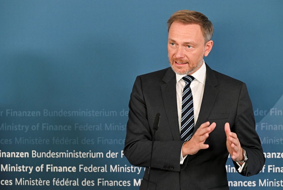 Click to enlarge German Finance Minister Christian Lindner