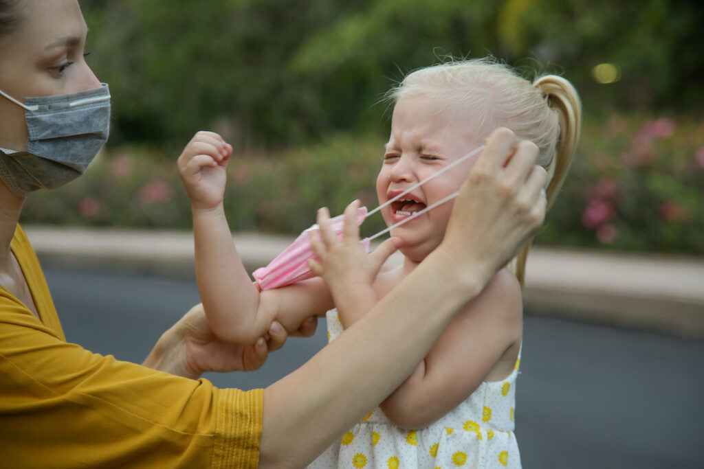 forced masking of child