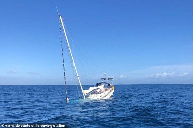 The crew members put out a distress call