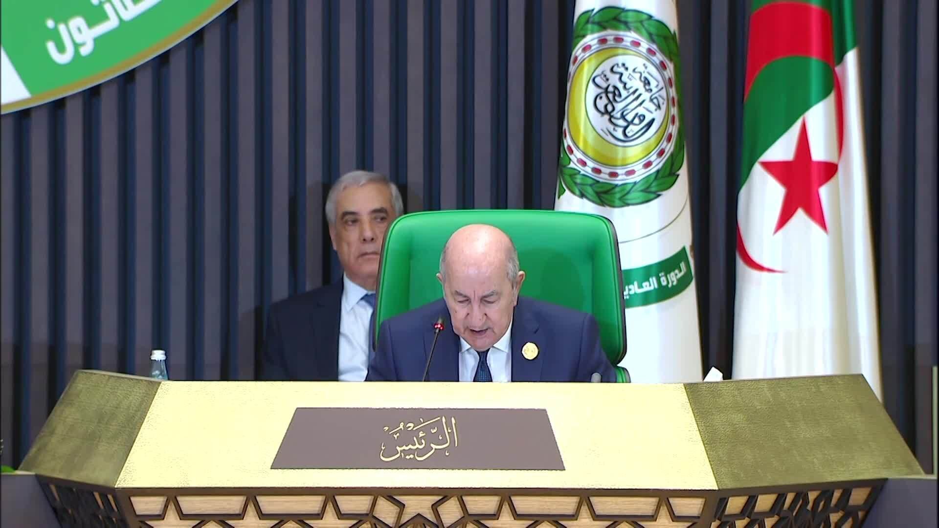 Algerian President Abdelmadjid Tebboune