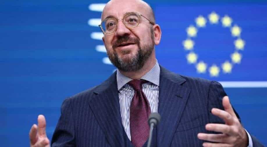 Click to enlarge President of the European Council Charles Michel