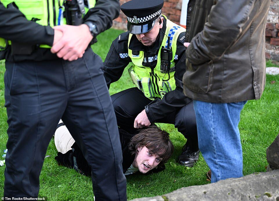 king charles egg protest