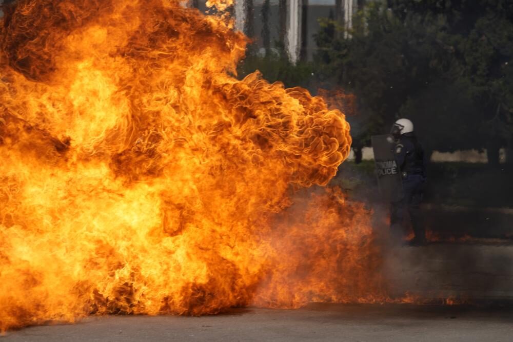 greece protest 2022