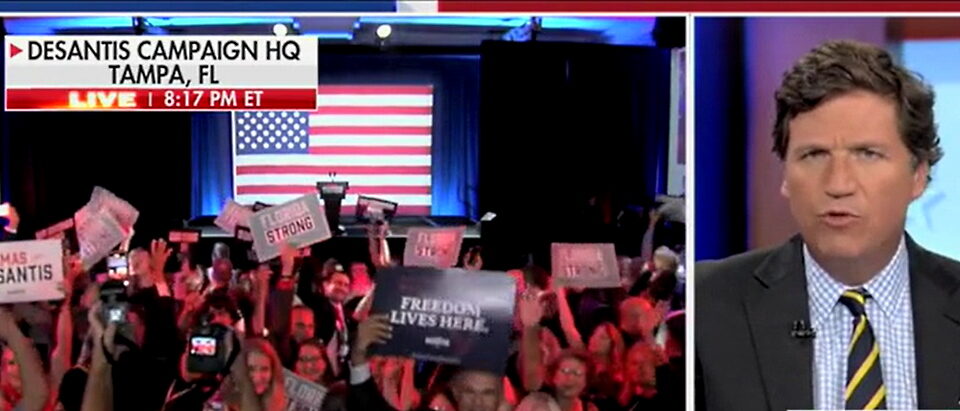 desantis campaign headquarters tucker carlson