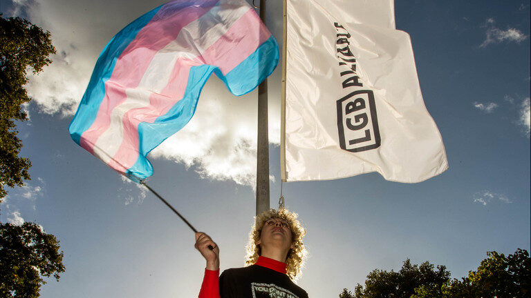 trans protest lgb alliance