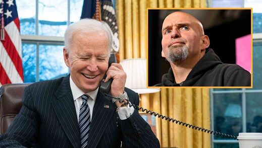 Biden Fetterman satire