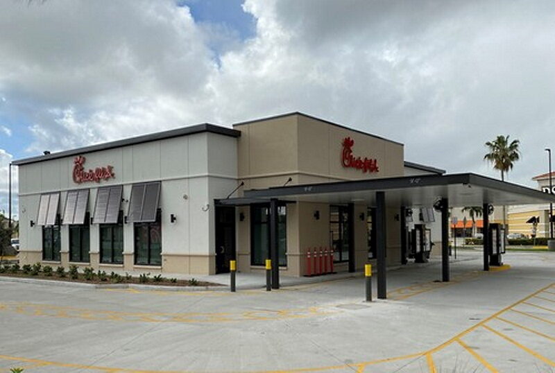 chick fil a store florida happy employees