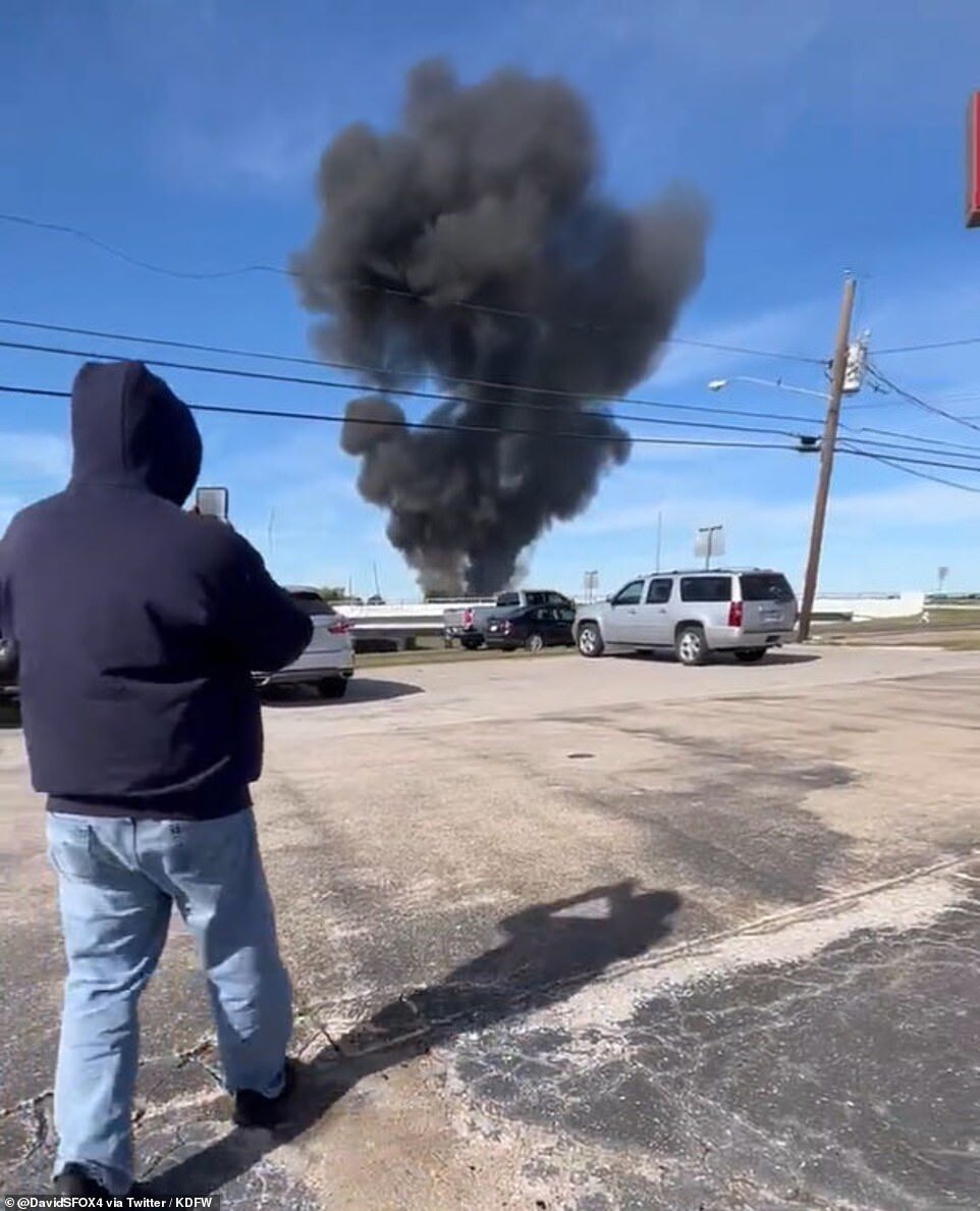mid-air crash plane