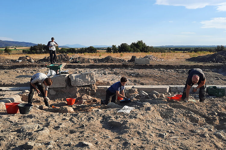 Etruscan temple in Vulci