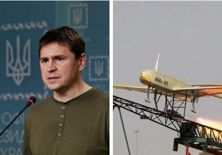 Mykhailo Podolyak iran drone