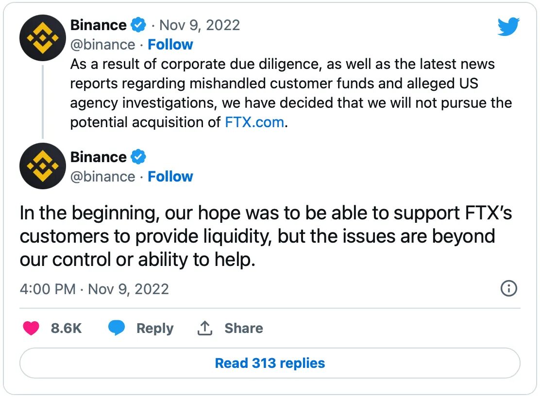 binance tweet