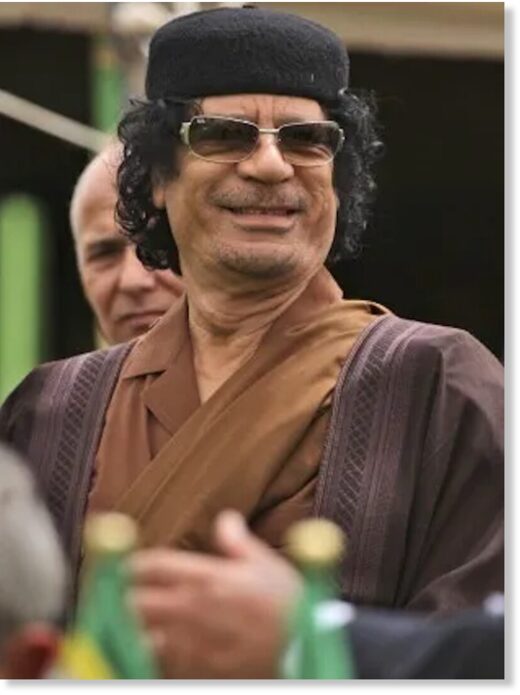 Click to enlarge Muammar Qaddafi