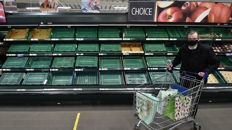 empty store shelves