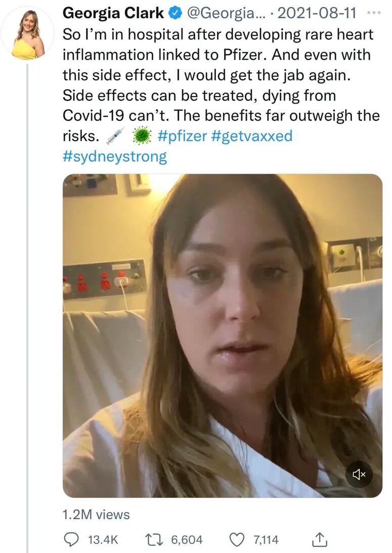 georgia clark tweet