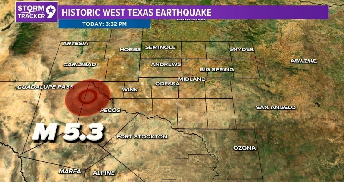 West Texas hit with rare 5.3 magnitude earthquake — Earth Changes