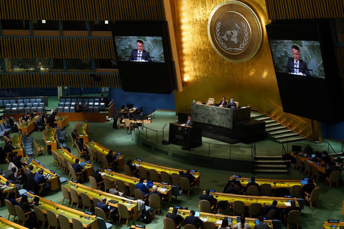 Click to enlarge United Nations General Assembly