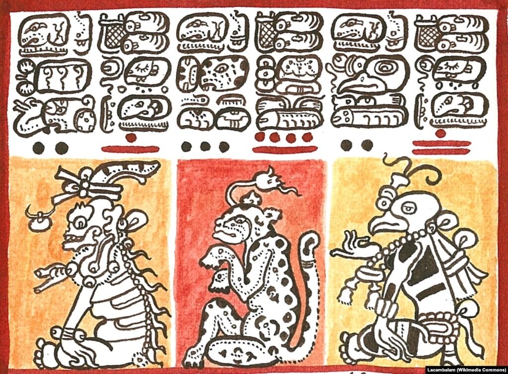 Click to enlarge mayan glyphs Knorozov decipher