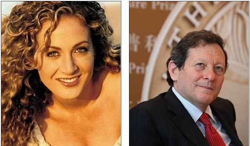Emmy Tayler (left), Tom Pritzker (right)
