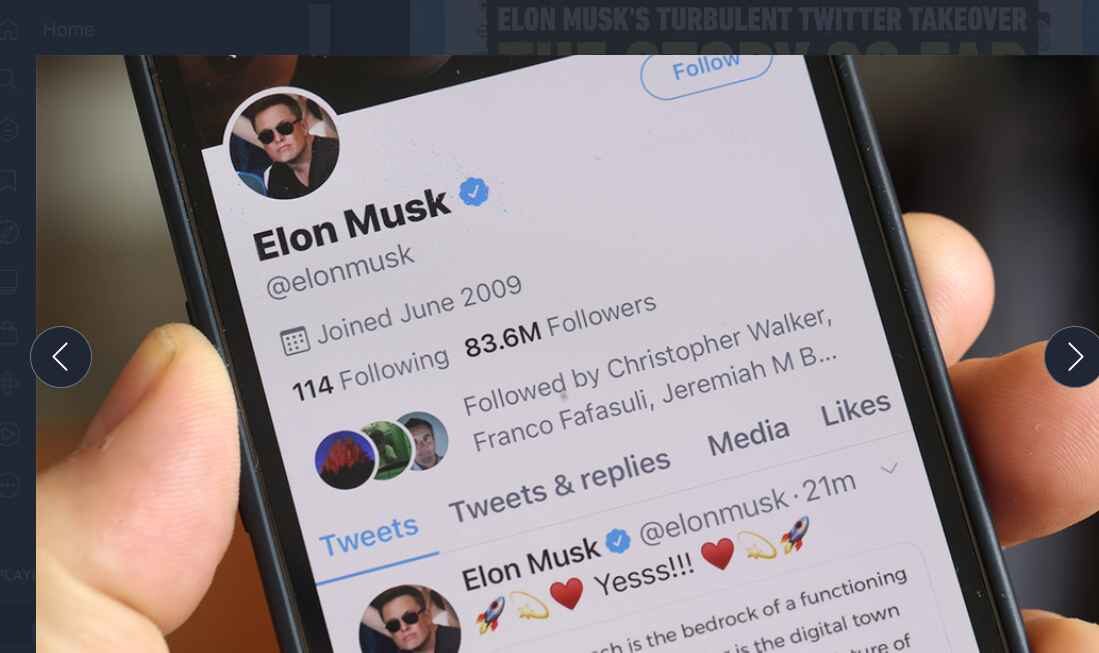 elon musk twitter profile
