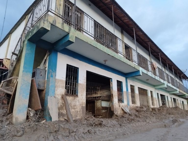 flood damages in Mérida State, Venezuela, November 2022.