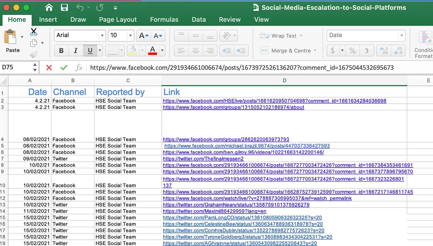 Click to enlarge social media censorship table