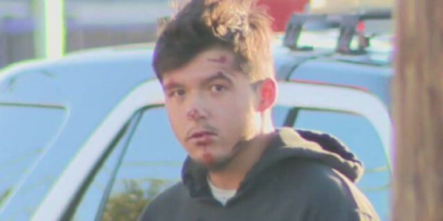 Click to enlarge Nicholas Gutierrez car ram police recruits los angeles
