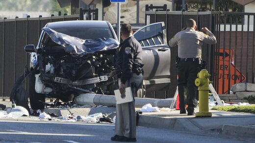 police recruits rammed california