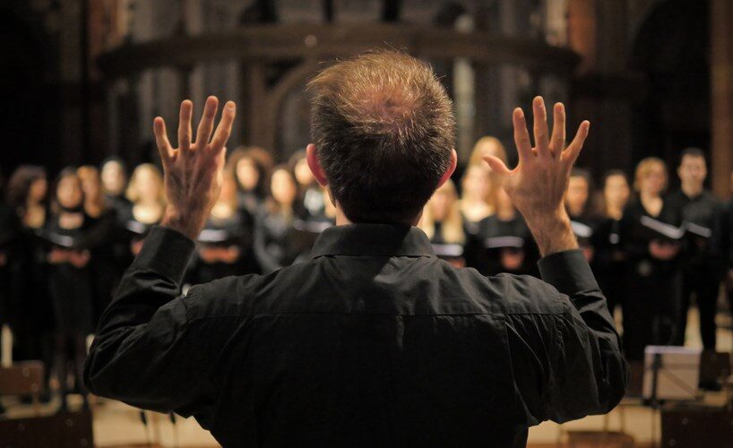 Click to enlarge conductor choir