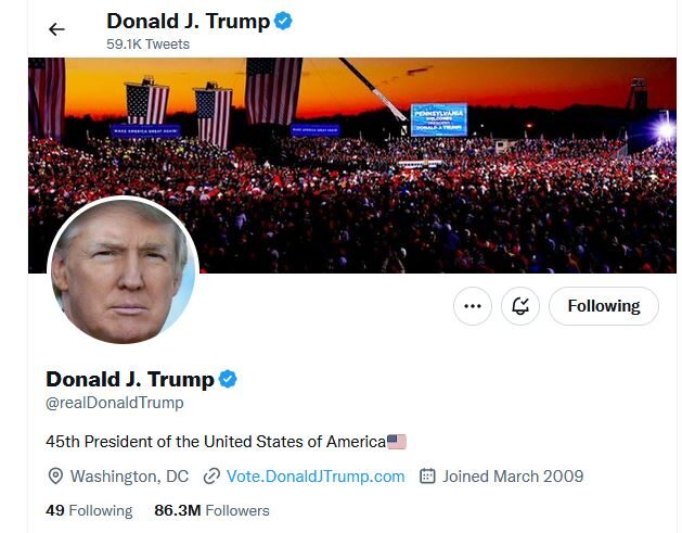 trump reinstated twitter
