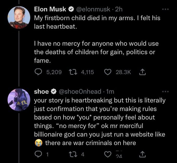 elon shoe tweet